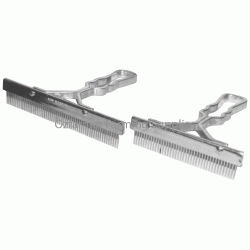 Grooming Comb T -style Aluminium Handle