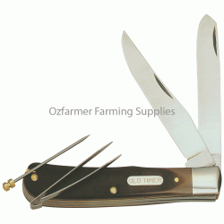 Knife Old Timer Bearhead Trapper 10cm   