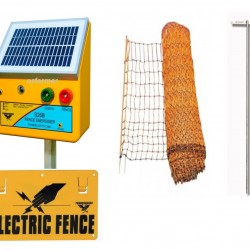 Netting Electric Fence Kit with Solar Energiser Goats / Sheep/ Calves